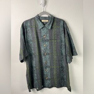 Tommy Bahama Silk Short Sleeve Button Down